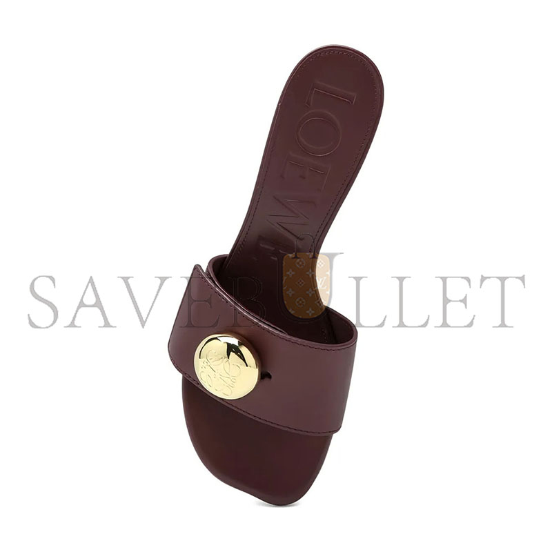 LOEWE PEBBLE SLIDE IN SOFT CALFSKIN L815465XAZ